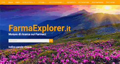 Desktop Screenshot of farmaexplorer.it
